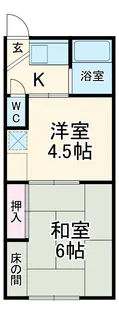 第三矢澤荘【36号室】の間取り