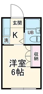 エンゼル西生田A【1階】の間取り