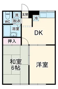 エステートピアマルイⅠ【1階】の間取り