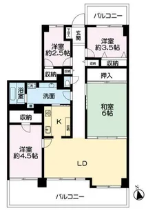 サンマンション北本2号棟【2階】の間取り
