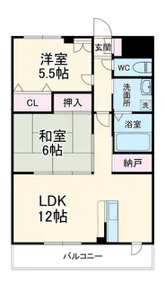 オリオンスクエア【1階】の間取り