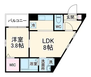 Cherim清水【2階】の間取り