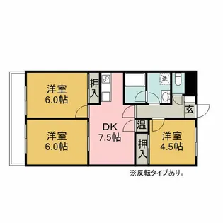 コラージュⅡ【303号室】の間取り