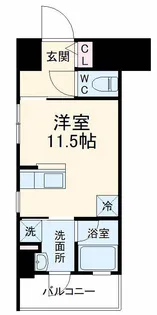 リーフコンフォート本厚木【906号室】の間取り
