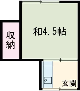 第2日出荘【105号室】の間取り