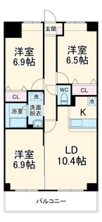 グランドソレーユ【1階】の間取り