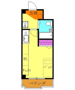 アドーレ湘南【3階】の間取り