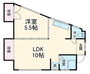 オレンジモード【201号室】の間取り