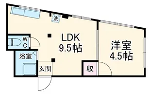オレンジモード【301号室】の間取り