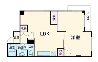 Fleurouge【501号室】の間取り