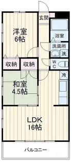セレスティ【3階】の間取り