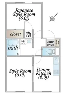 ヤンロゼⅡ【1階】の間取り