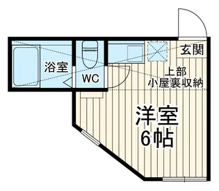 ユナイト追浜ジョルジャ・メローニ【1階】の間取り