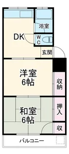 竹谷マンション【103号室】の間取り