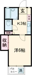 マ・シャンブル【1階】の間取り