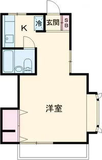 ホワイトハイム【103号室】の間取り