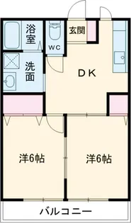 サンパレス山下B【102号室】の間取り