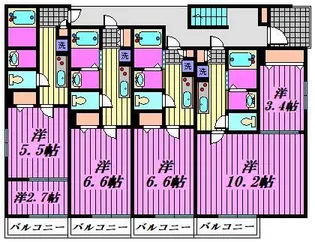 Mark Duo西所沢Ⅰ【1階】の間取り