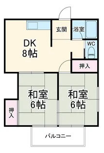 日吉ハイツ【201号室】の間取り