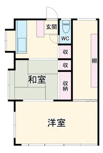 第二ヤマリハイツ【1階】の間取り