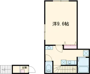 Olive Terrace高ヶ坂【2階】の間取り