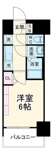 プレサンス名古屋ルクソリア【8階】の間取り
