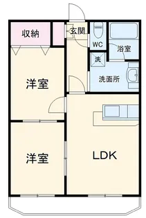 長谷川メディカルプラザ富岡【110号室】の間取り