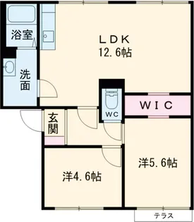 ガーデンハイツ・ヒゴ【1階】の間取り