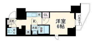 ルフレプレミアム横浜リーヴァ【6階】の間取り
