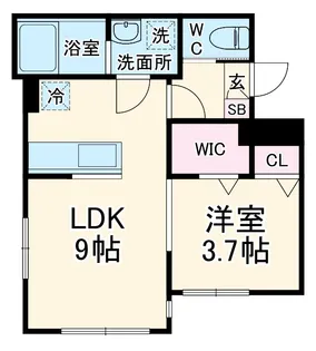 KEIAI RESIDENCE 上尾Ⅲ【1階】の間取り