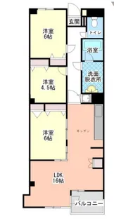 MKマンション 矢作台パレス【1階】の間取り