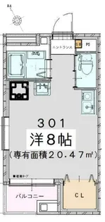 ライスランド 2番館【3階】の間取り