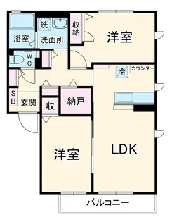 Tear La 有東【102号室】の間取り