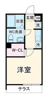 ラフィーナー松戸【3階】の間取り
