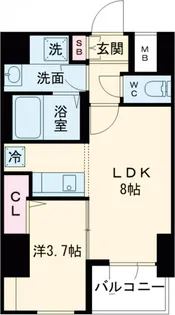 GENOVIA椎名町【12階】の間取り
