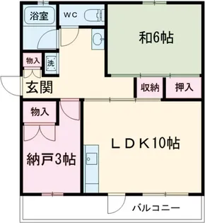 小山ハイコーポ【156号室】の間取り