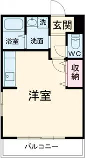 英研ハイツ【202号室】の間取り