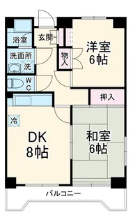 レジデンス和【5号室】の間取り