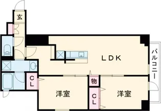 ORES【10階】の間取り