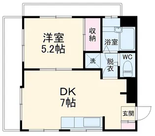 第3野本ビル【1階】の間取り