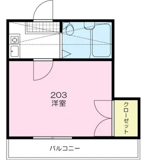 FOREST MATSUDO【1階】の間取り