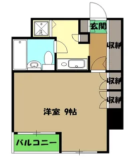 フェミネ八王子【05030号室】の間取り