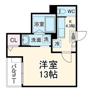 Jack fujimiⅠ【2階】の間取り