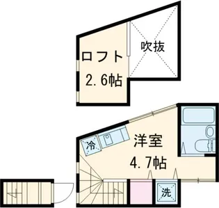 フルーレ高円寺【2階】の間取り
