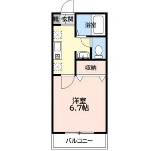 クローバーハイツ【1階】の間取り