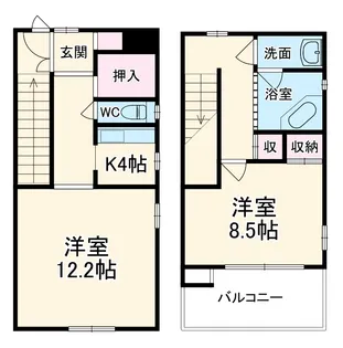 INUIステップコート【3階】の間取り