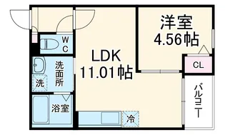Jack harisakiⅠ【1階】の間取り