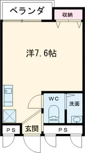 ピュアコート【103号室】の間取り