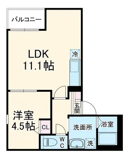 Jack aichi 1【1階】の間取り