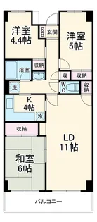 翠峯壱番館【4階】の間取り